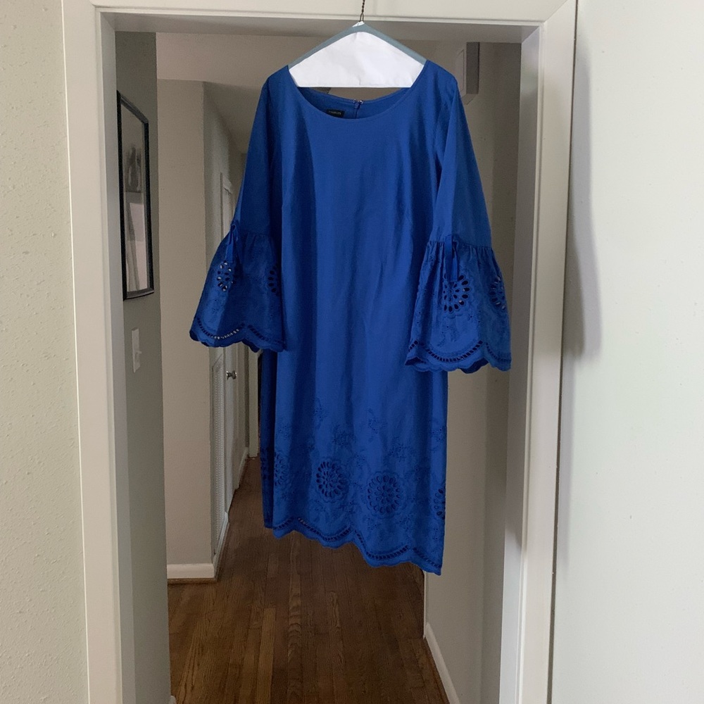 Talbots Royal Blue knee length dress size 12.